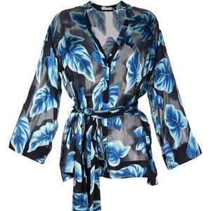 Alice+Olivia Rosario printed kimono
